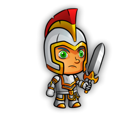 Knight Game Art Character