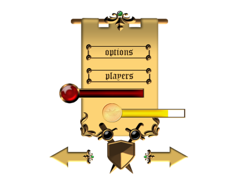GUI Medieval Style - Royalty Free Game Art