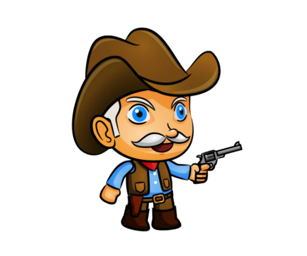 Sheriff Ned Royalty Free Game Art Character