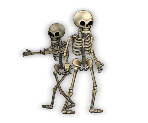 Skeleton Royalty Free Game Art Characters